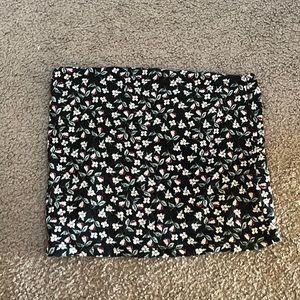 American eagle floral cropped tube top